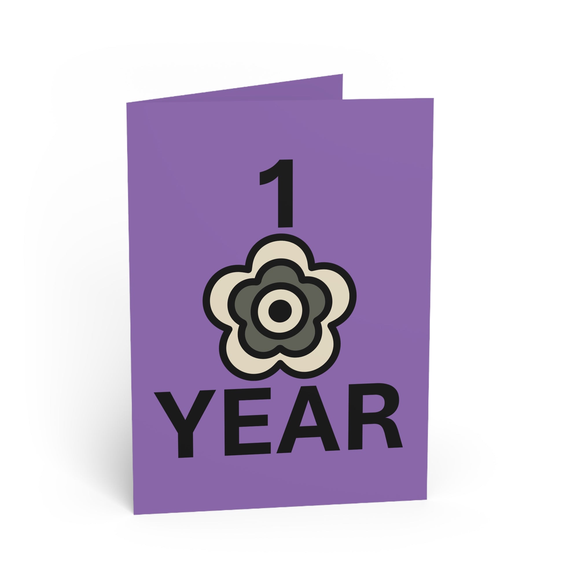 P🌺🌺P2Poppies 1 Year Milestone Greeting Card