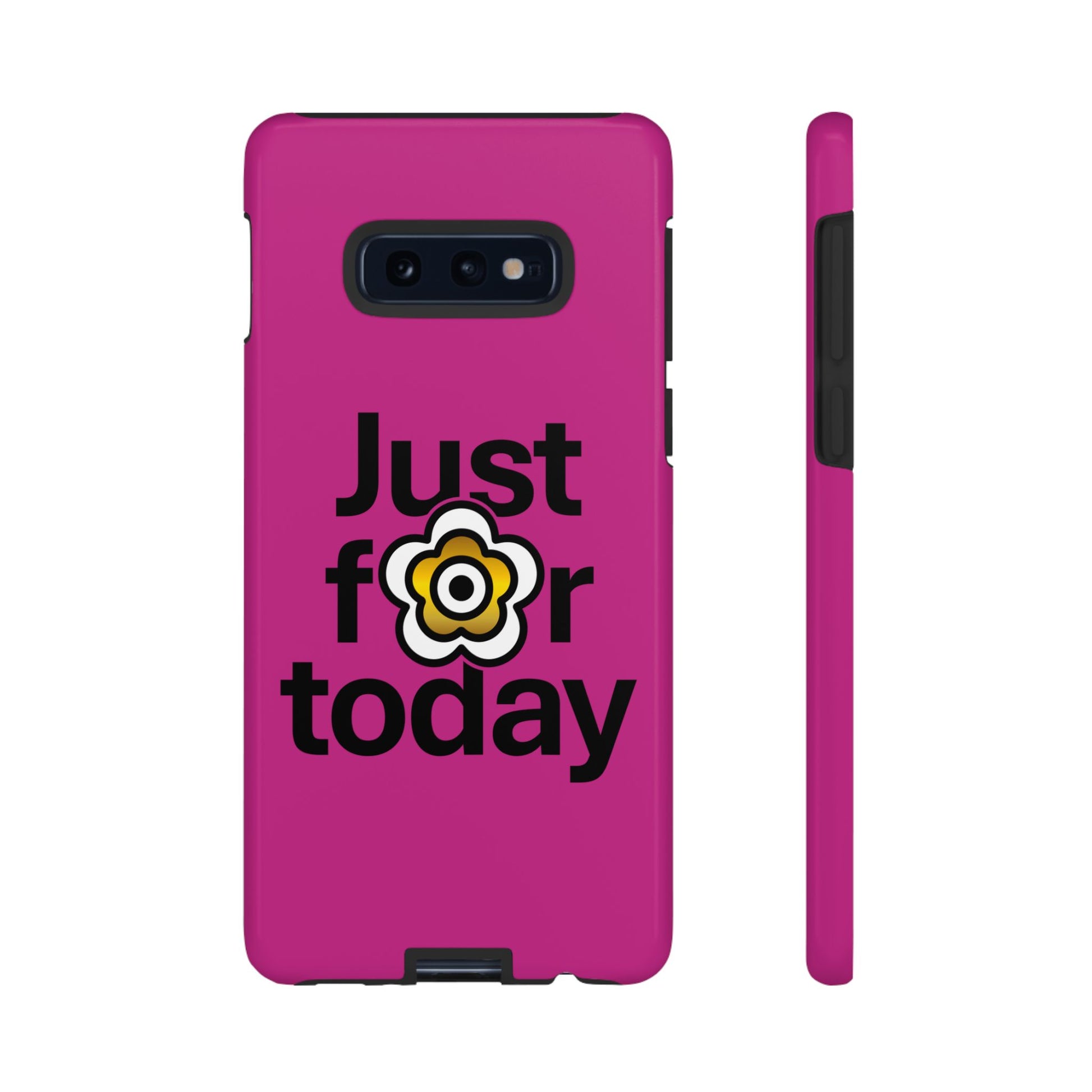 P🌺🌺P2Poppies Just for Today Samsung Phone Case – Inspirational Recovery Protection