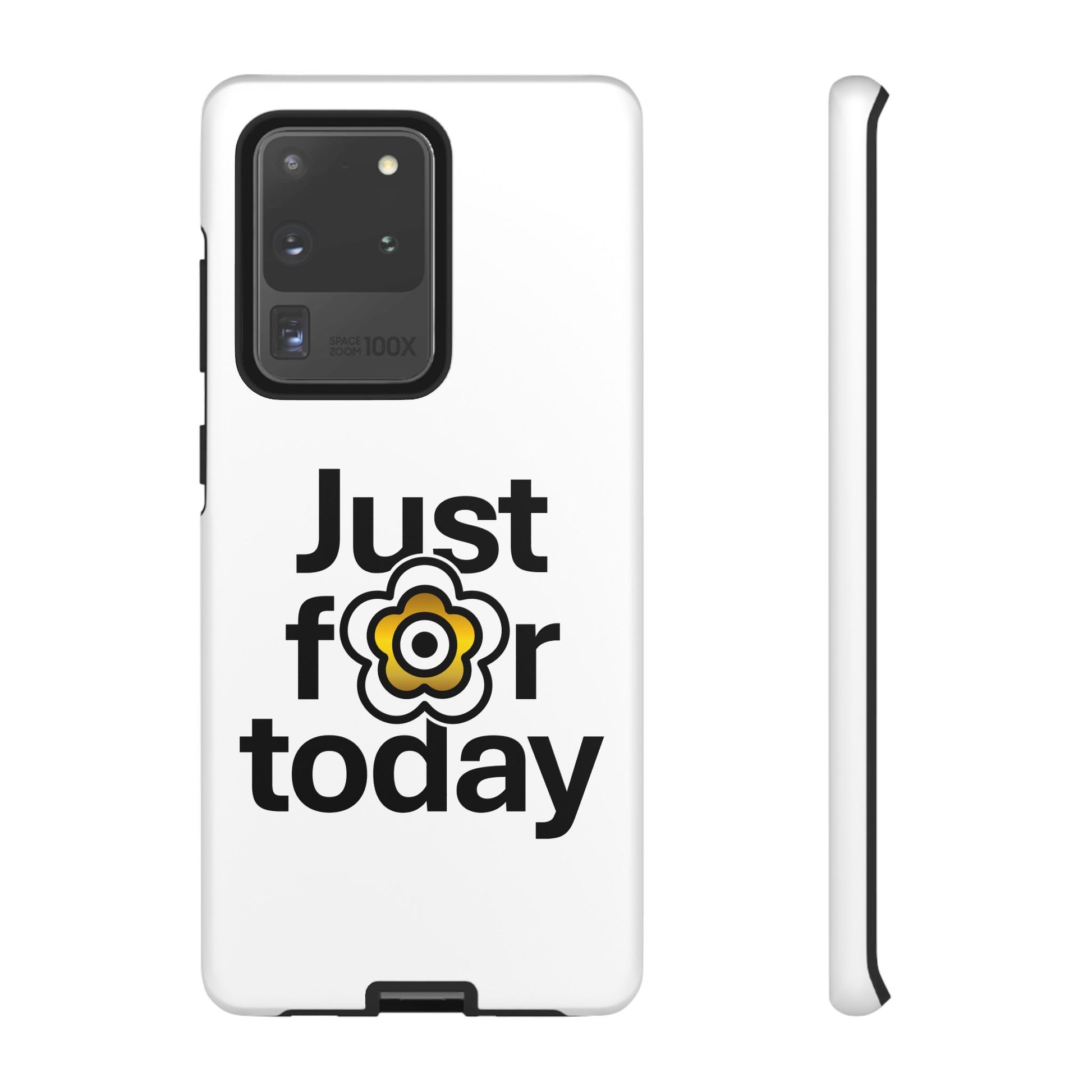 P🌺🌺P2Poppies Just for Today Samsung Phone Case – Inspirational Recovery Protection