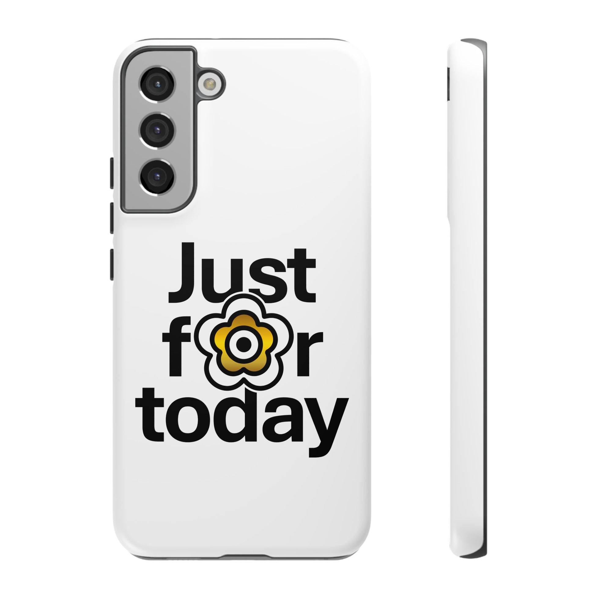 P🌺🌺P2Poppies Just for Today Samsung Phone Case – Inspirational Recovery Protection