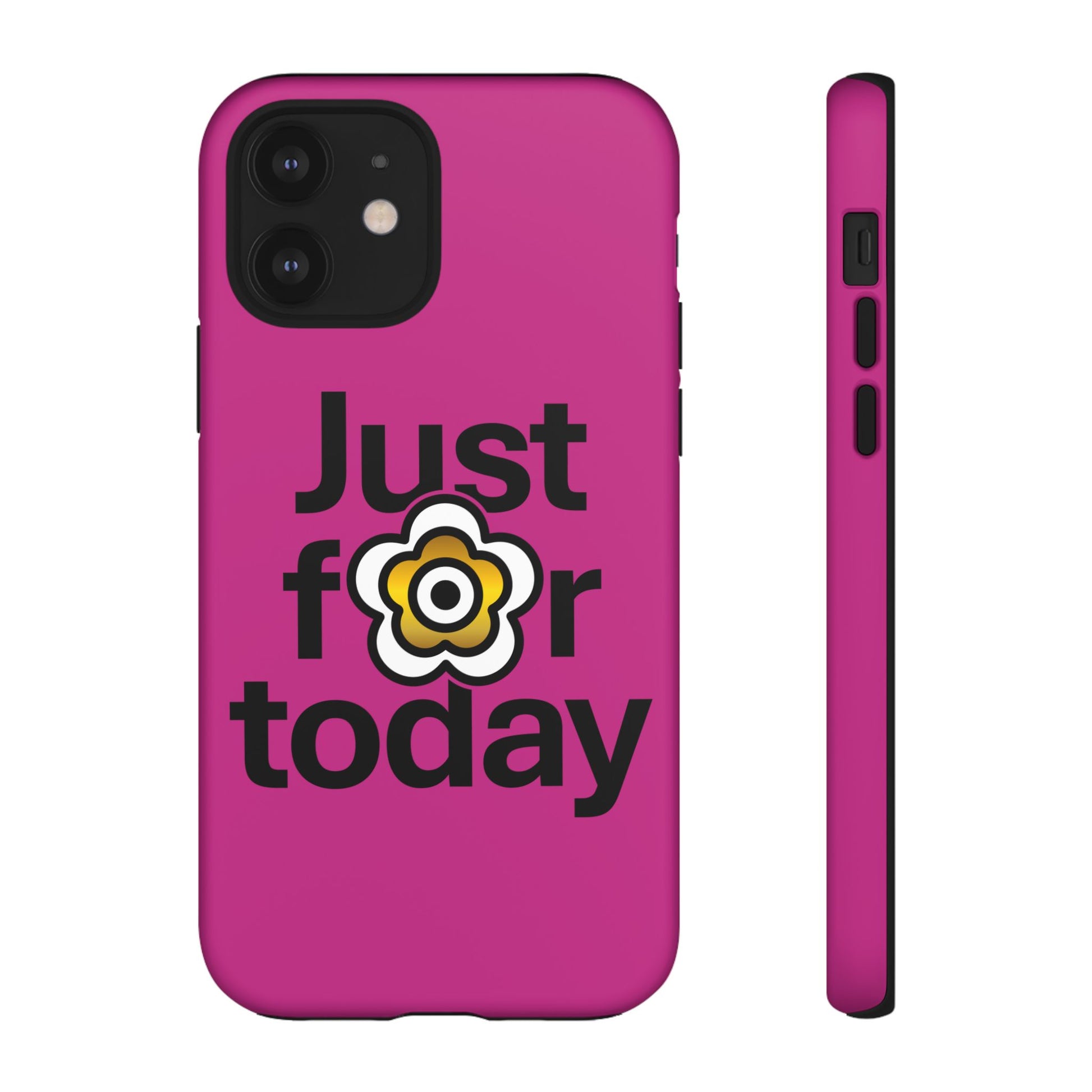 P🌺🌺P2Poppies Just for Today i-Phone Case – Inspirational Recovery Protection