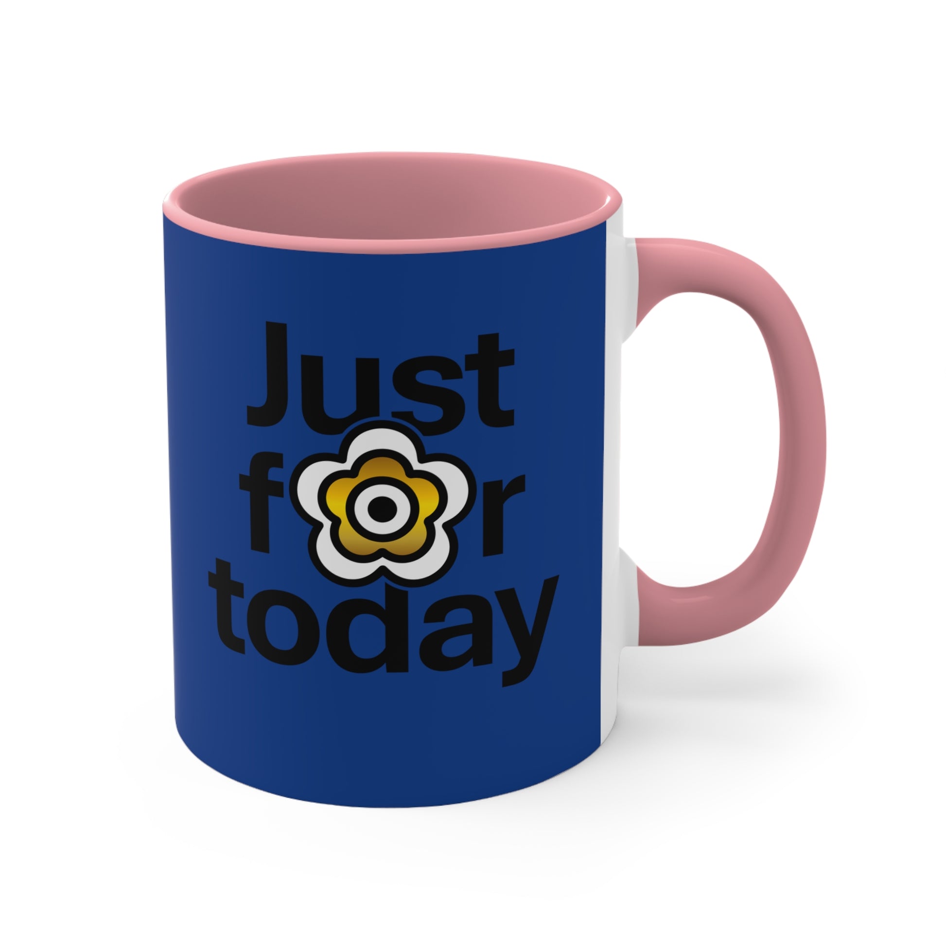 P🌺🌺P2Poppies Just for Today – Motivational Recovery Mug