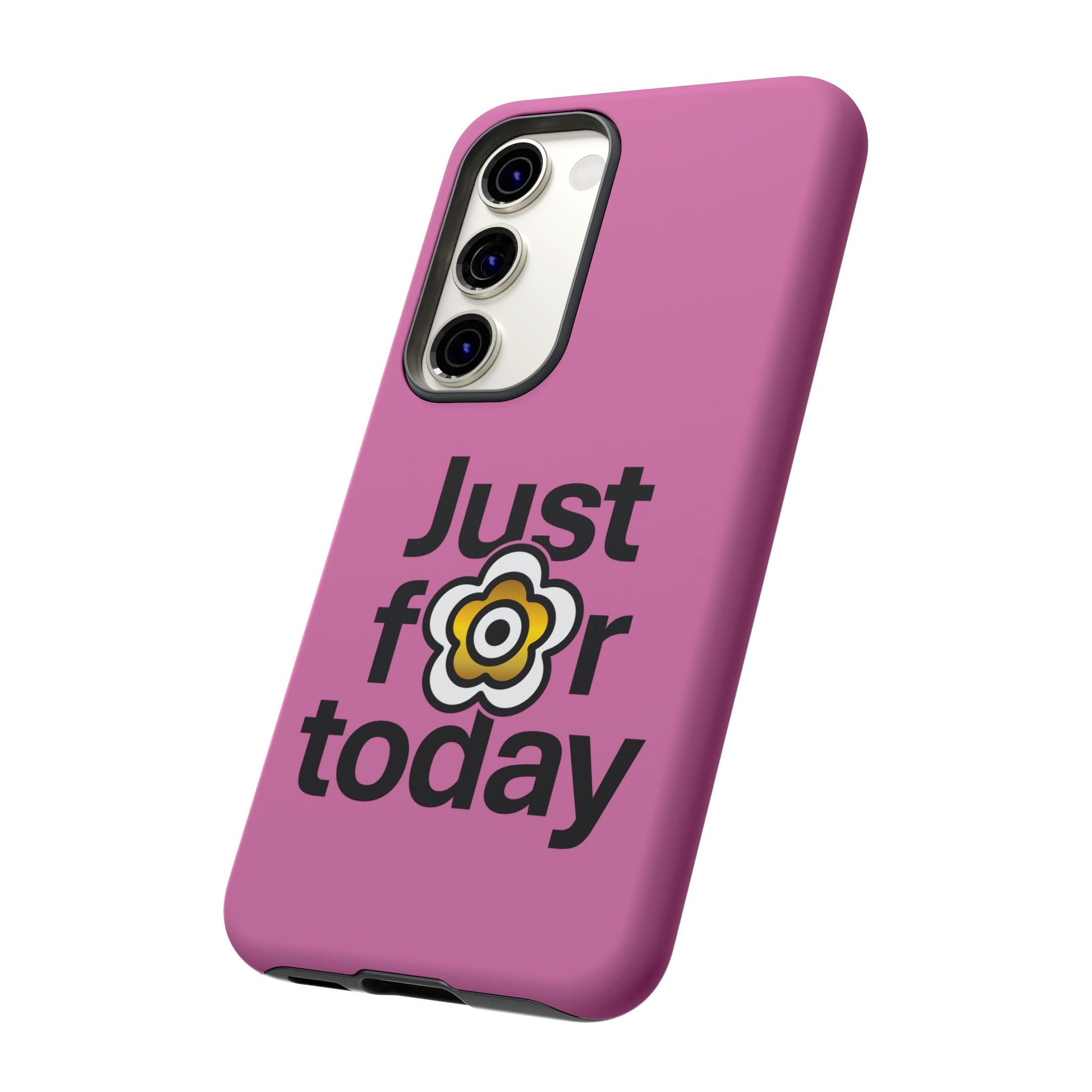 P🌺🌺P2Poppies Just for Today Samsung Phone Case – Inspirational Recovery Protection