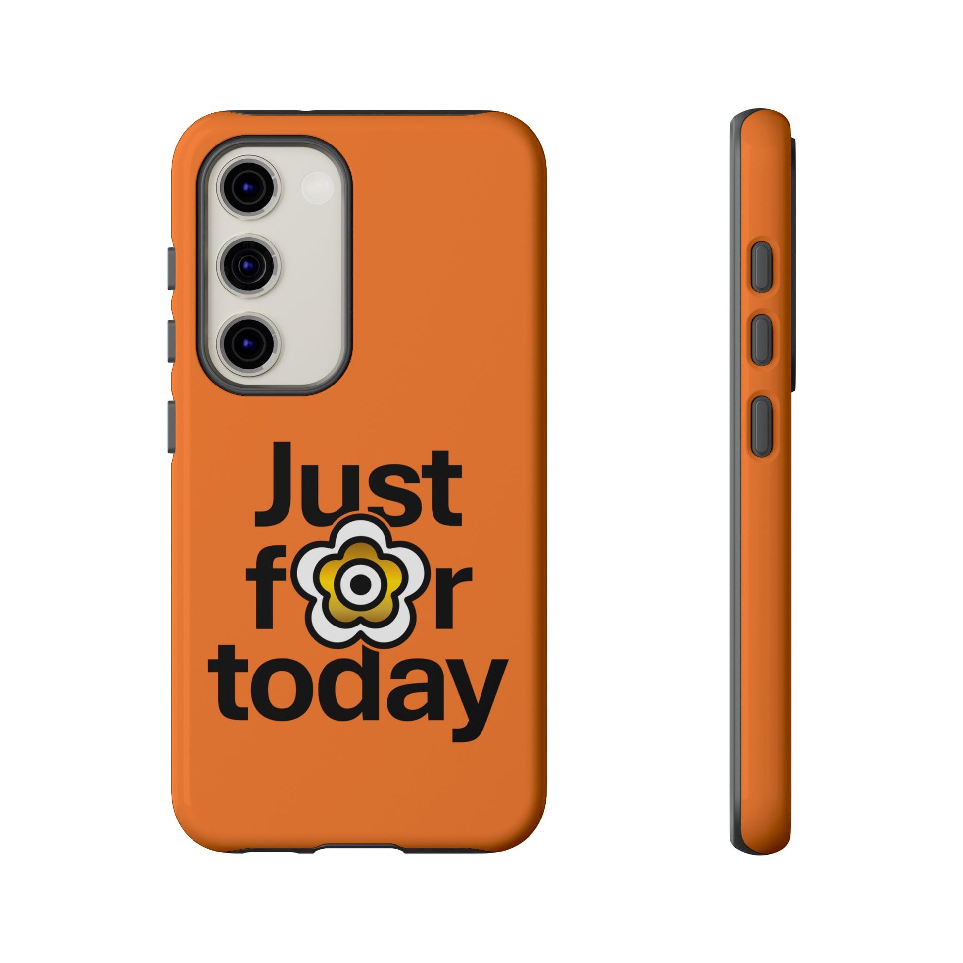 P🌺🌺P2Poppies Just for Today Samsung Phone Case – Inspirational Recovery Protection