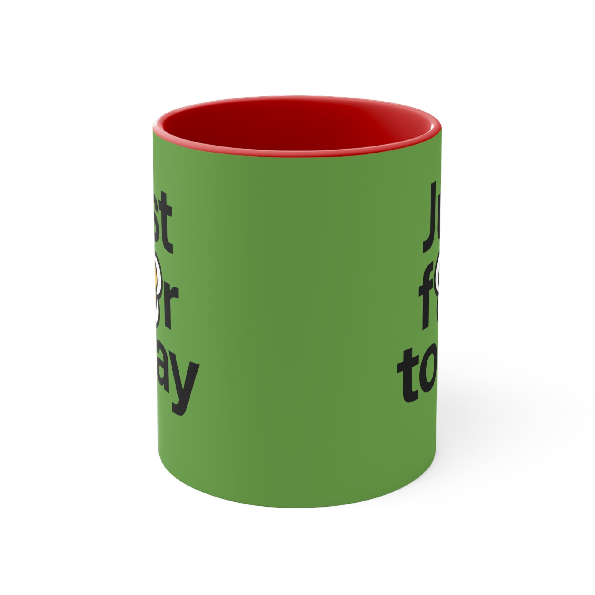 P🌺🌺P2Poppies Just for Today – Motivational Recovery Mug