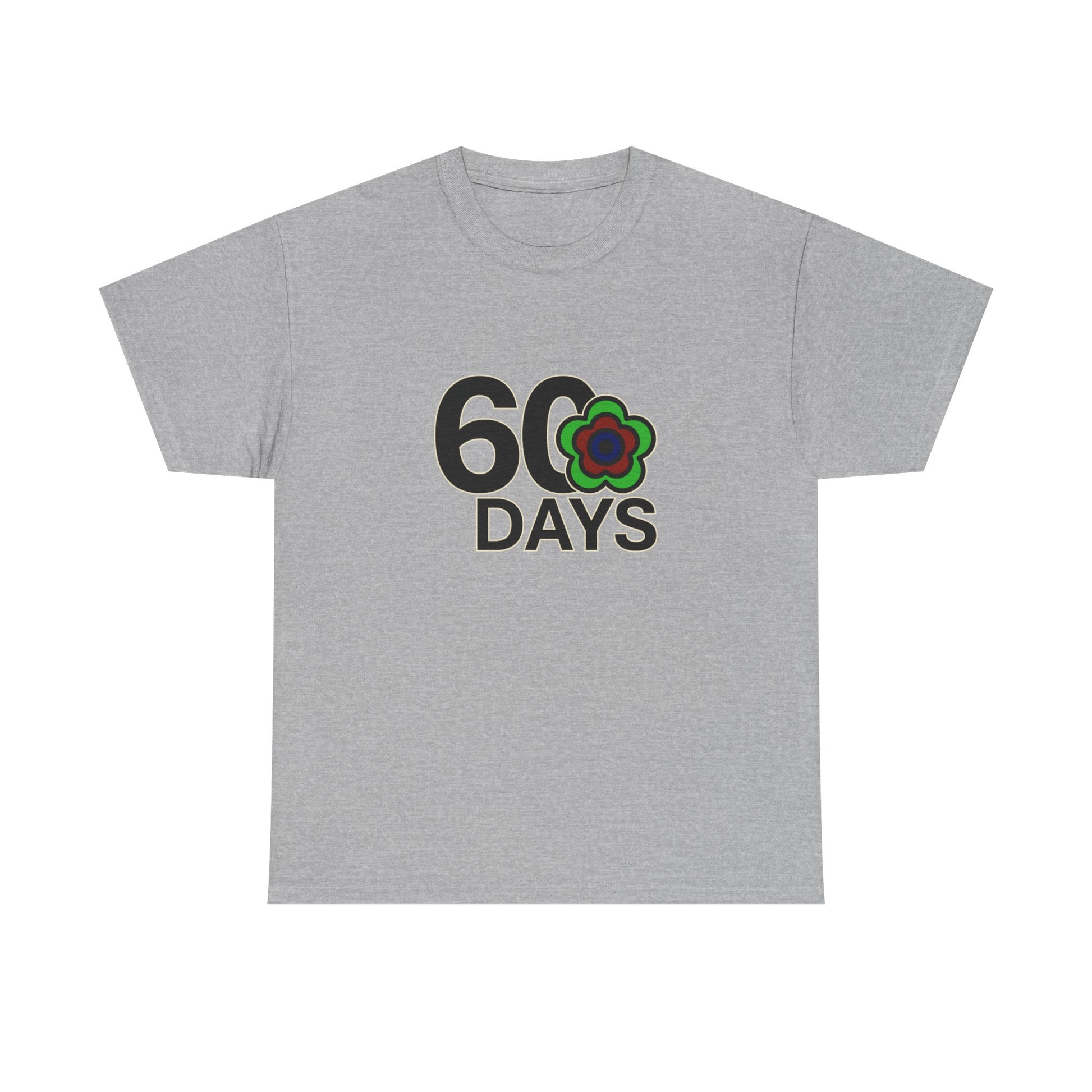 P🌺🌺P2Poppies 60 Days Sober – Motivational Recovery T-Shirt