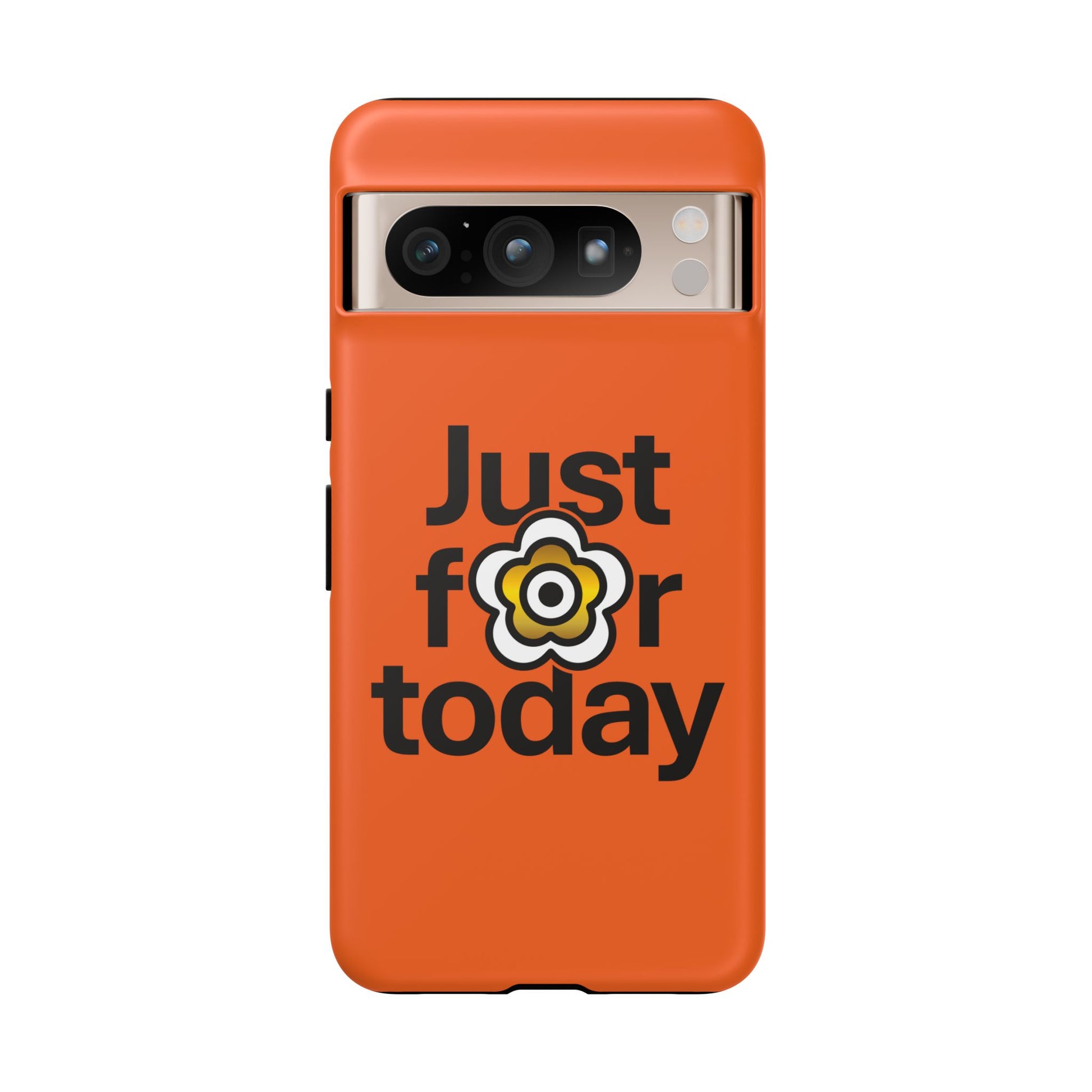 P🌺🌺P2Poppies Just for Today Google Phone Case – Inspirational Recovery Protection