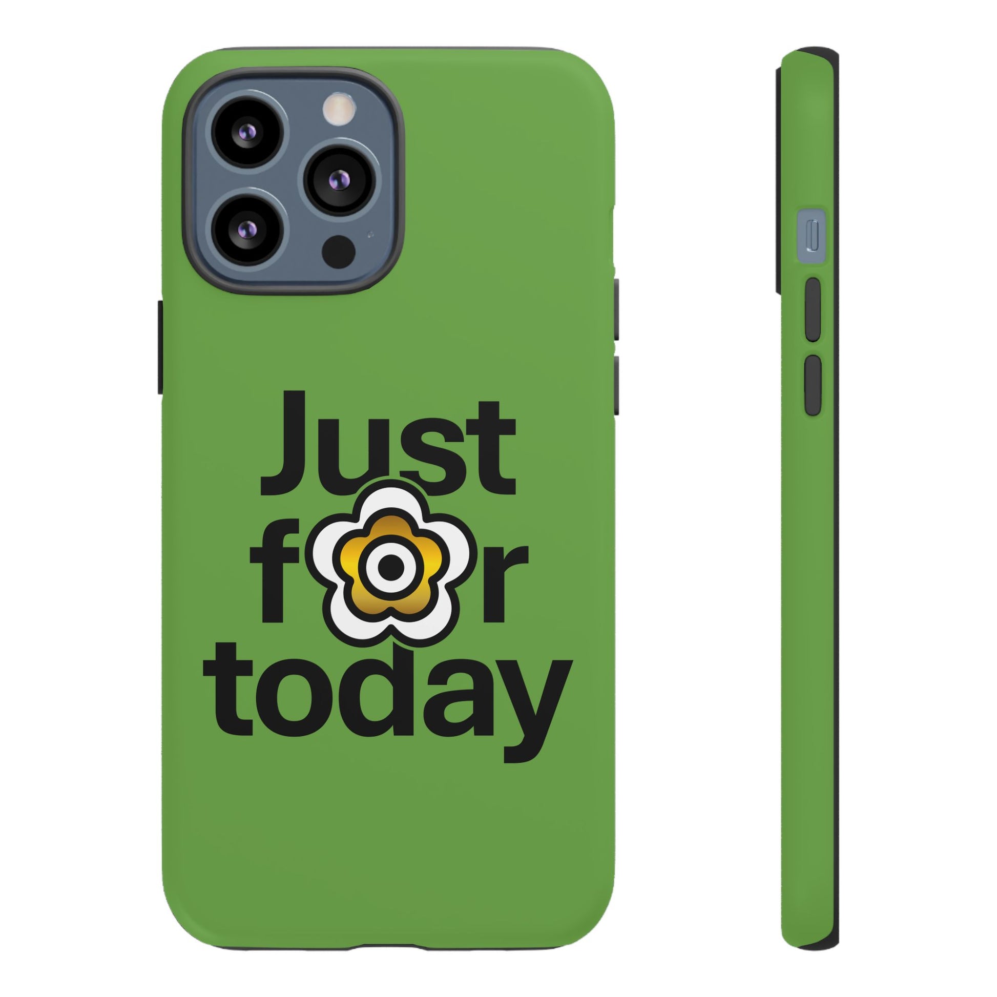 P🌺🌺P2Poppies Just for Today i-Phone Case – Inspirational Recovery Protection