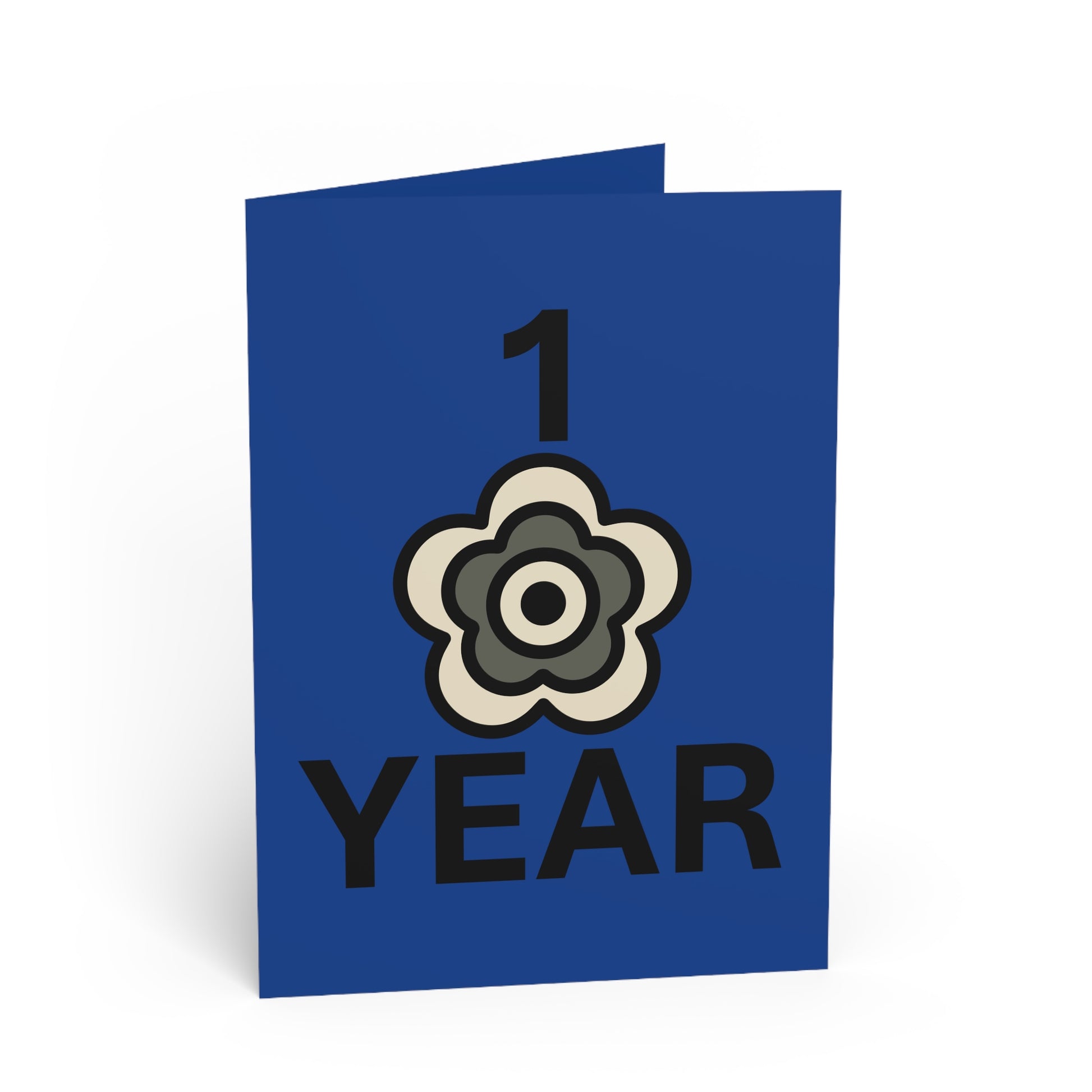 P🌺🌺P2Poppies 1 Year Milestone Greeting Card