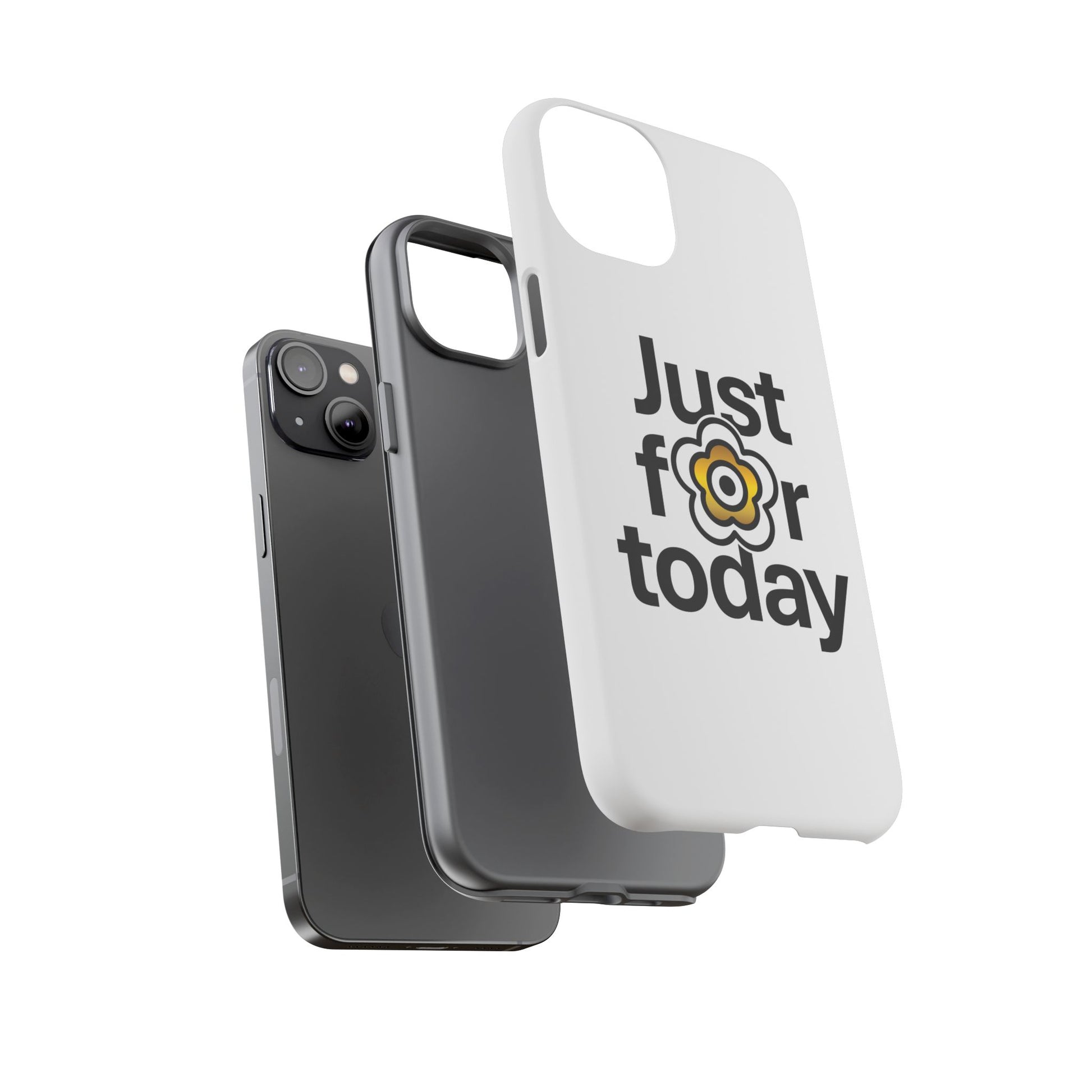 P🌺🌺P2Poppies Just for Today i-Phone Case – Inspirational Recovery Protection