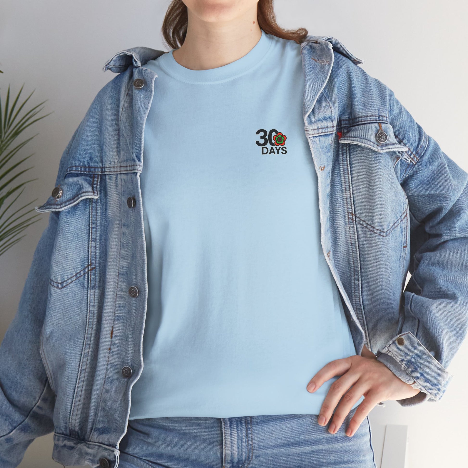 P🌺🌺P2Poppies 30 Days Sober – Motivational Recovery T-Shirt