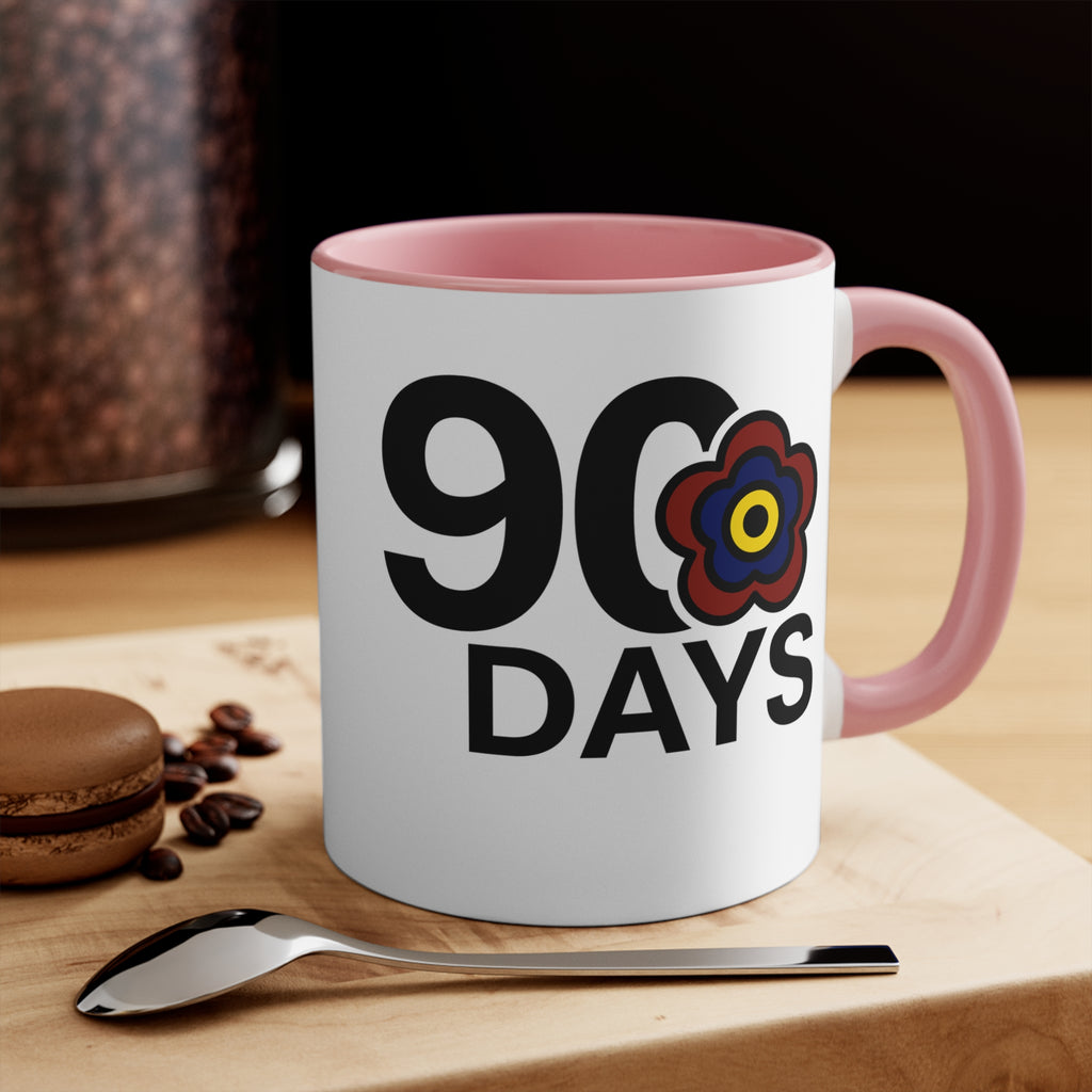 P🌺🌺P2Poppies 90 Days – Motivational Recovery Mug