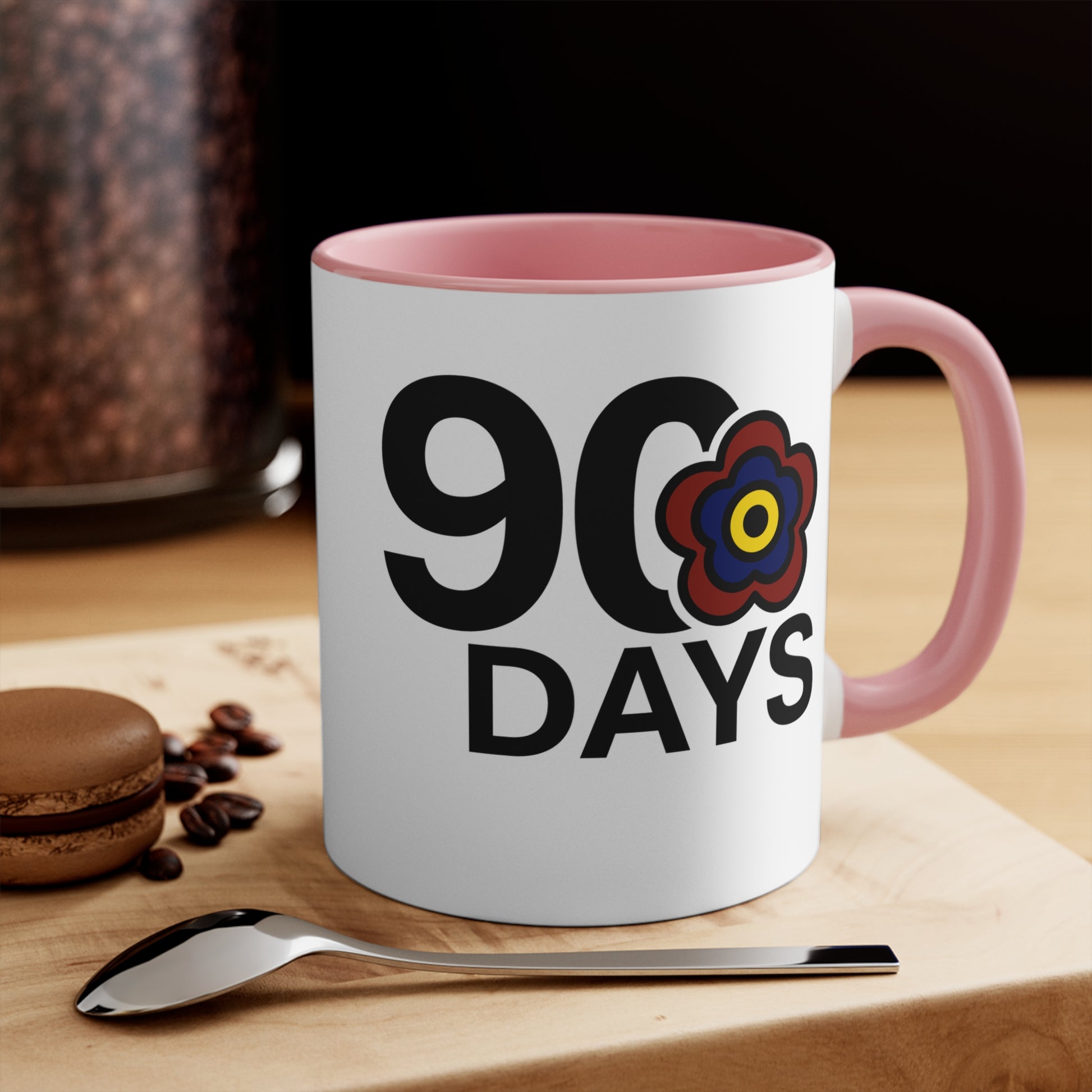 P🌺🌺P2Poppies 90 Days – Motivational Recovery Mug