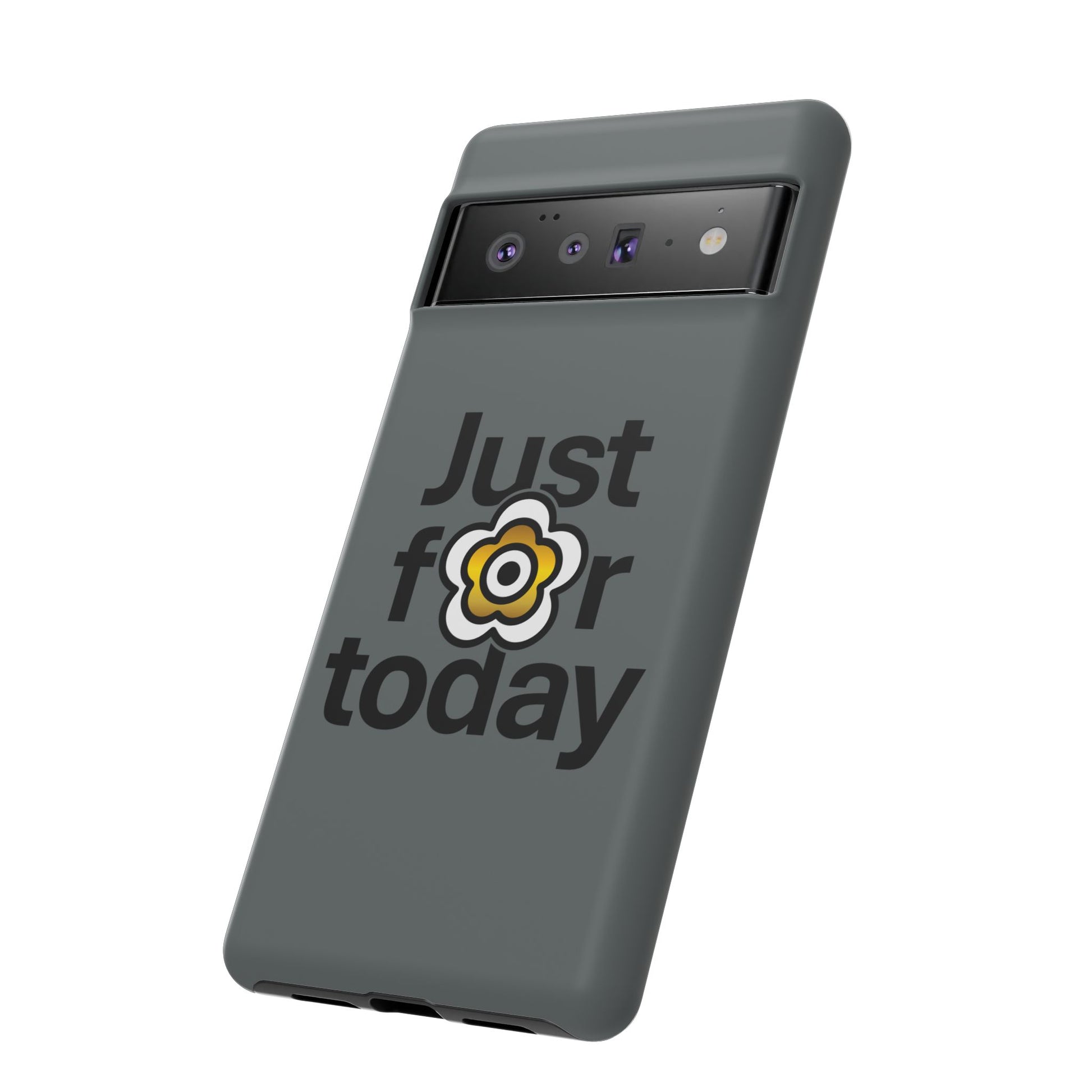 P🌺🌺P2Poppies Just for Today Google Phone Case – Inspirational Recovery Protection