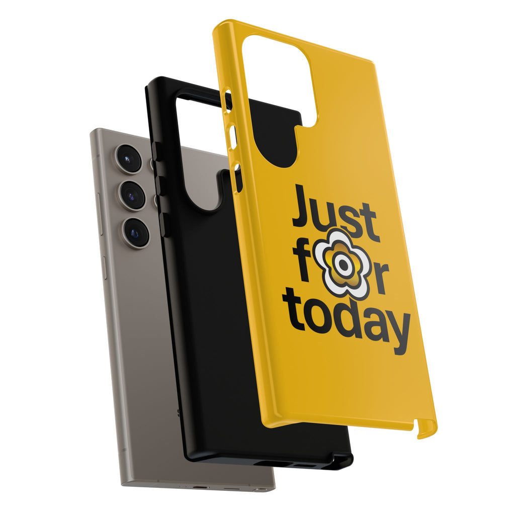 P🌺🌺P2Poppies Just for Today Samsung Phone Case – Inspirational Recovery Protection