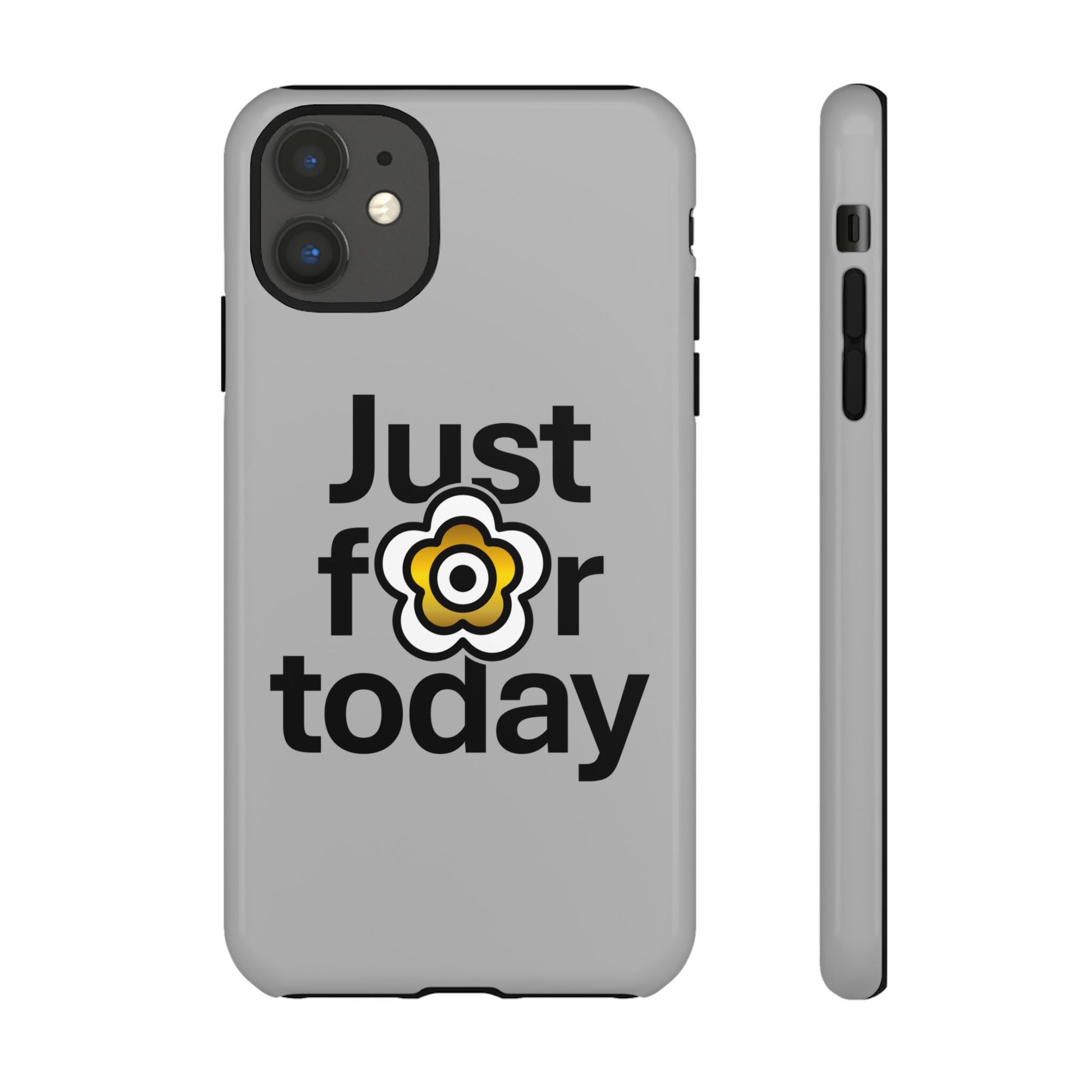 P🌺🌺P2Poppies Just for Today i-Phone Case – Inspirational Recovery Protection