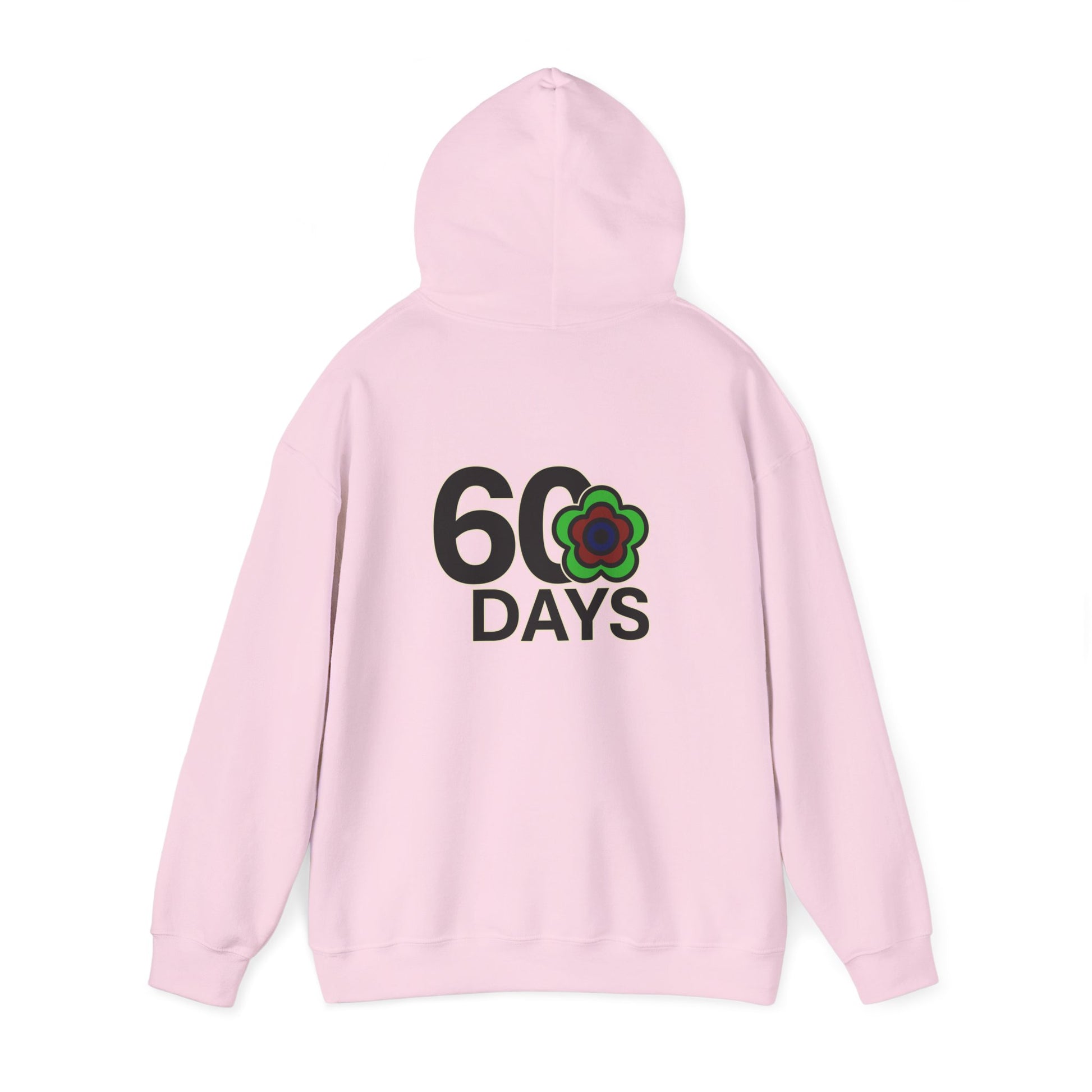 P🌺🌺P2Poppies 60 Days Sober Hoodie – Recovery Milestone Sweatshirt