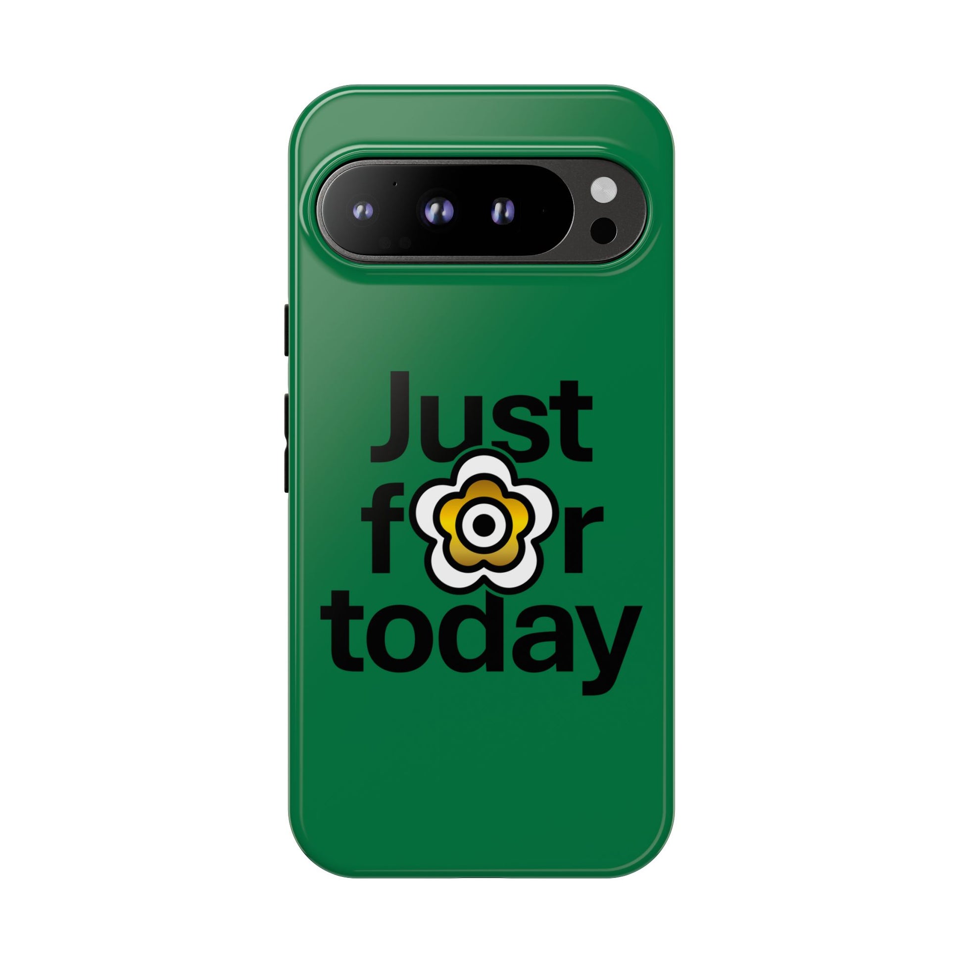 P🌺🌺P2Poppies Just for Today Google Phone Case – Inspirational Recovery Protection