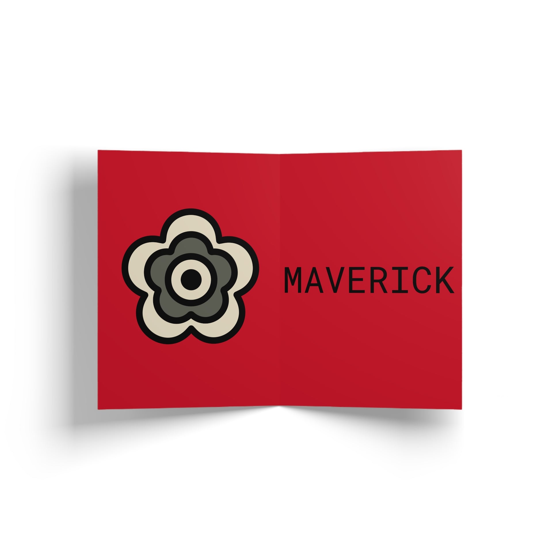 P🌺🌺P2Poppies 1 Year Milestone Greeting Card