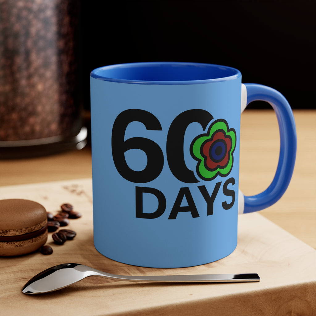 P🌺🌺P2Poppies 60 Days – Motivational Recovery Mug