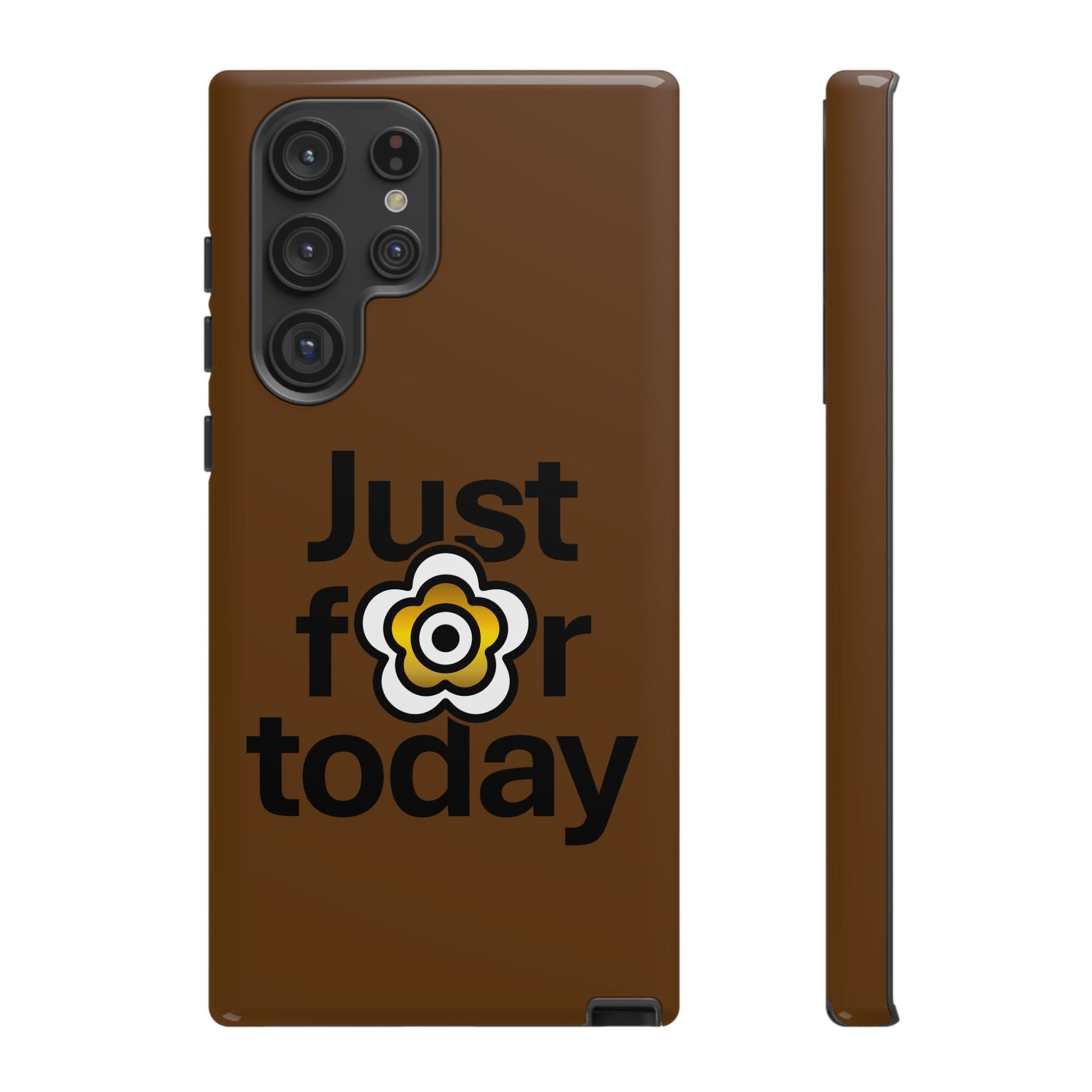 P🌺🌺P2Poppies Just for Today Samsung Phone Case – Inspirational Recovery Protection