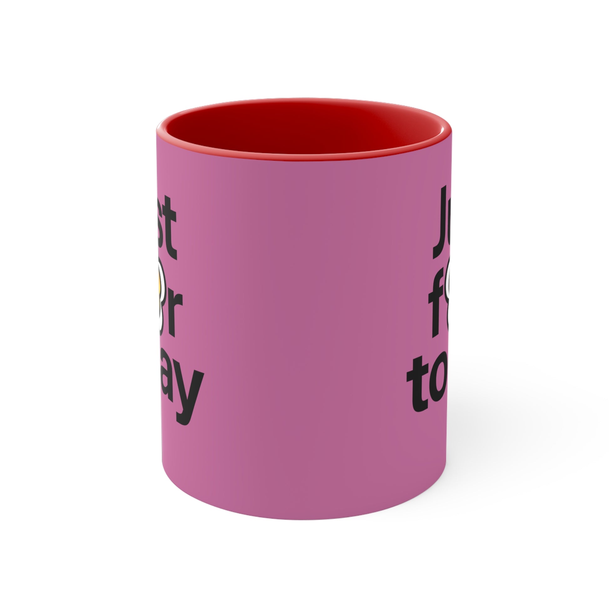 P🌺🌺P2Poppies Just for Today – Motivational Recovery Mug