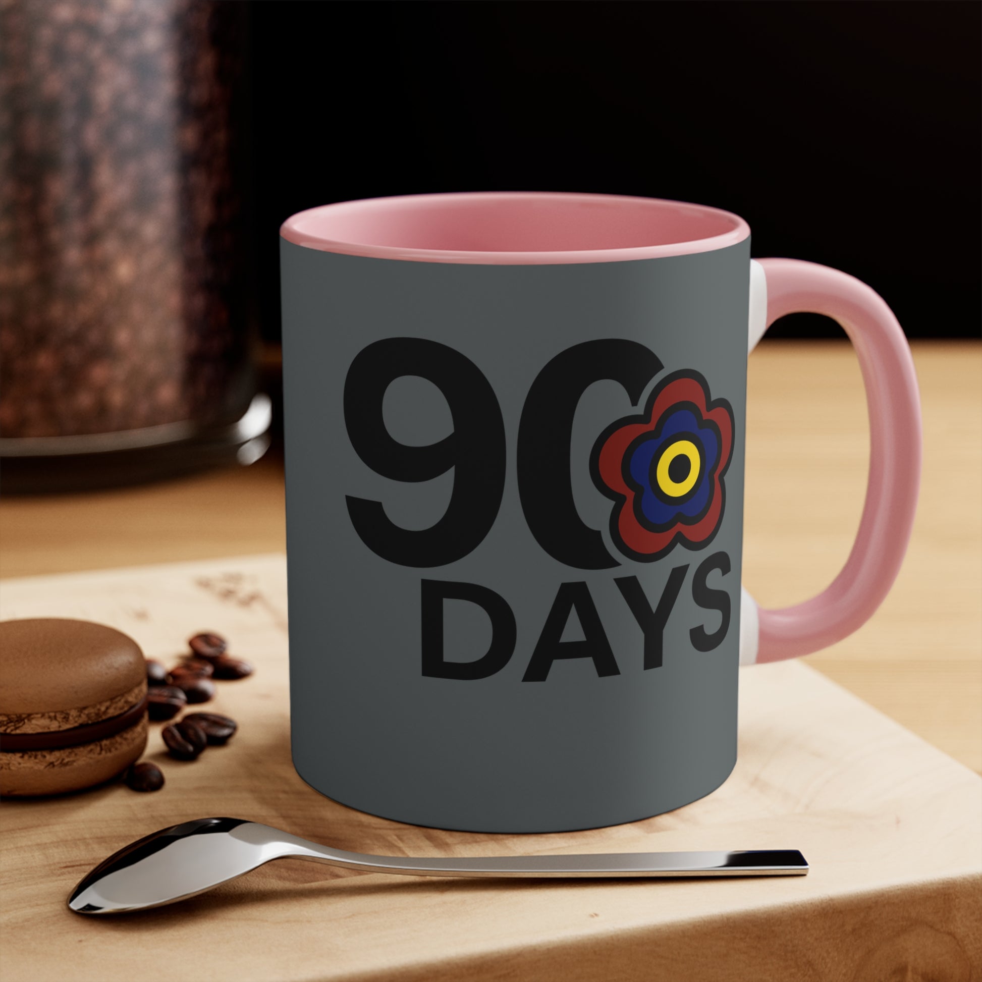 P🌺🌺P2Poppies 90 Days – Motivational Recovery Mug