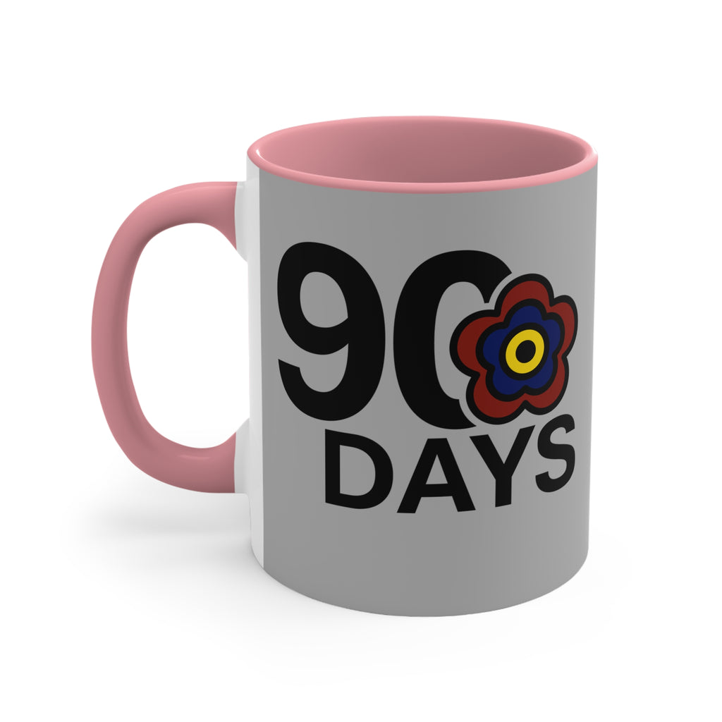 P🌺🌺P2Poppies 90 Days – Motivational Recovery Mug
