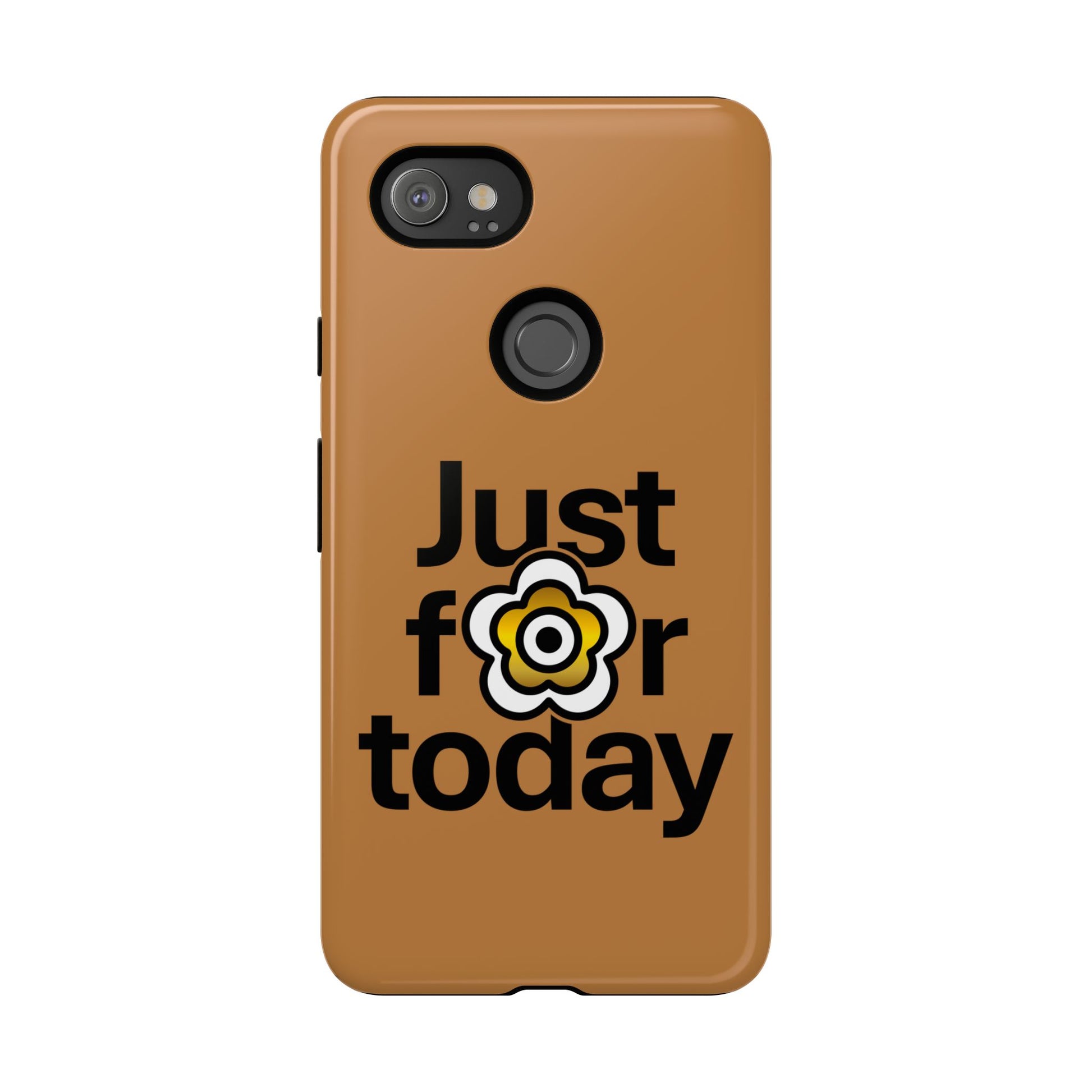 P🌺🌺P2Poppies Just for Today Google Phone Case – Inspirational Recovery Protection