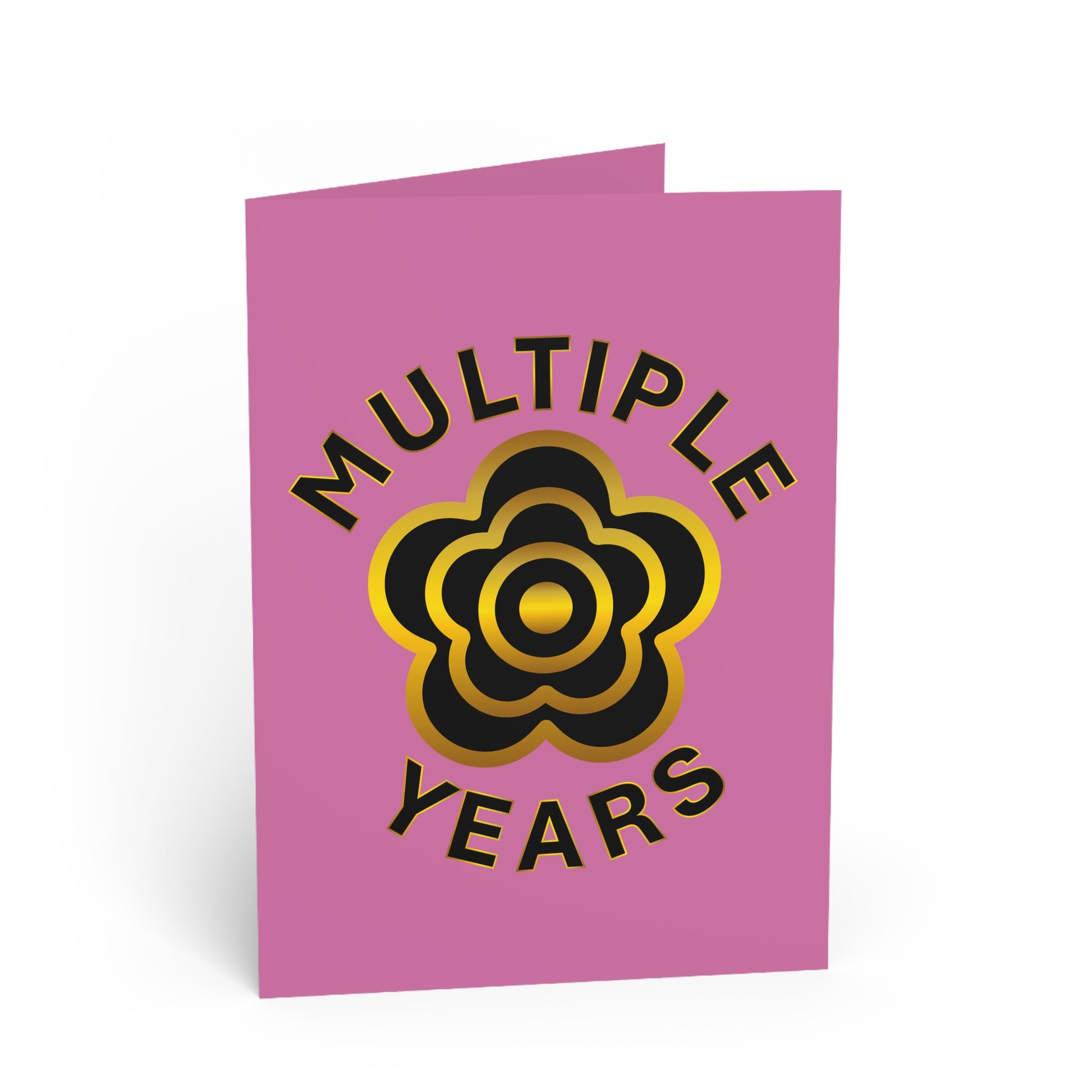 P🌺🌺P2Poppies Multiple Years Milestone Greeting Card