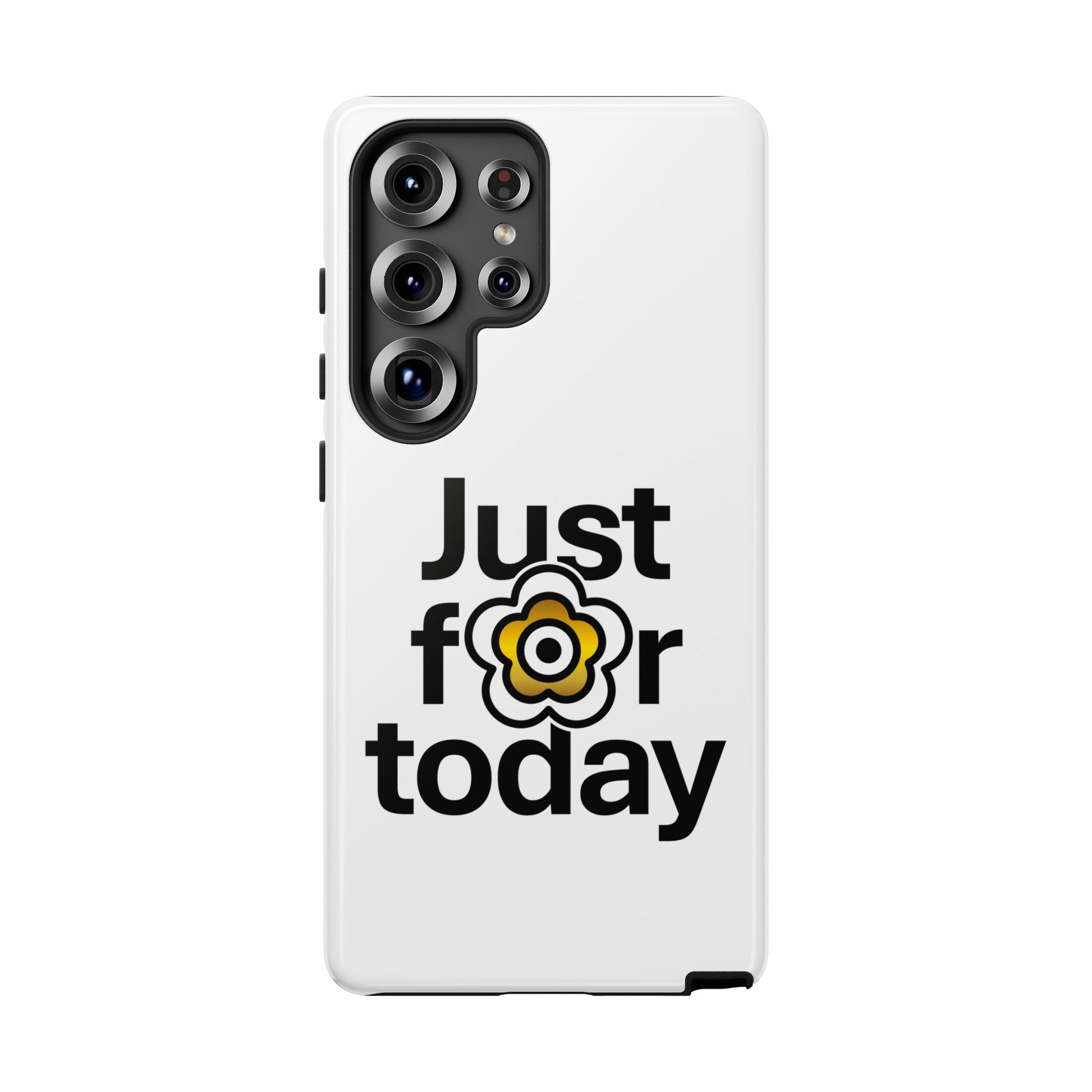 P🌺🌺P2Poppies Just for Today Samsung Phone Case – Inspirational Recovery Protection