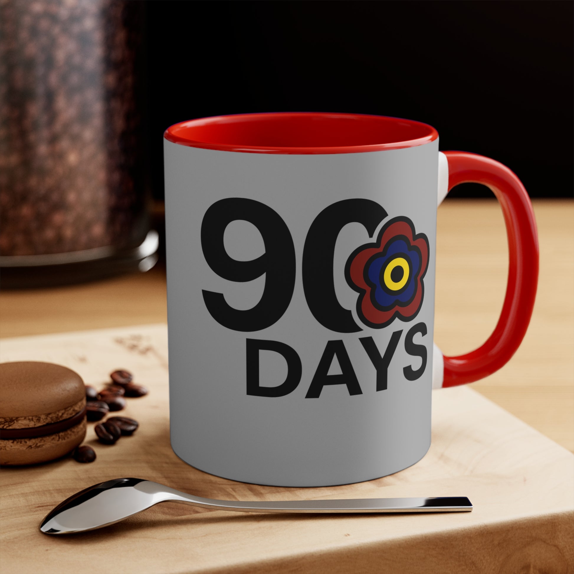 P🌺🌺P2Poppies 90 Days – Motivational Recovery Mug