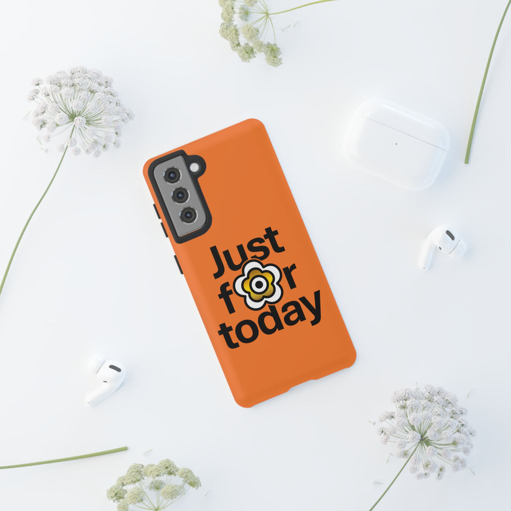 P🌺🌺P2Poppies Just for Today Samsung Phone Case – Inspirational Recovery Protection