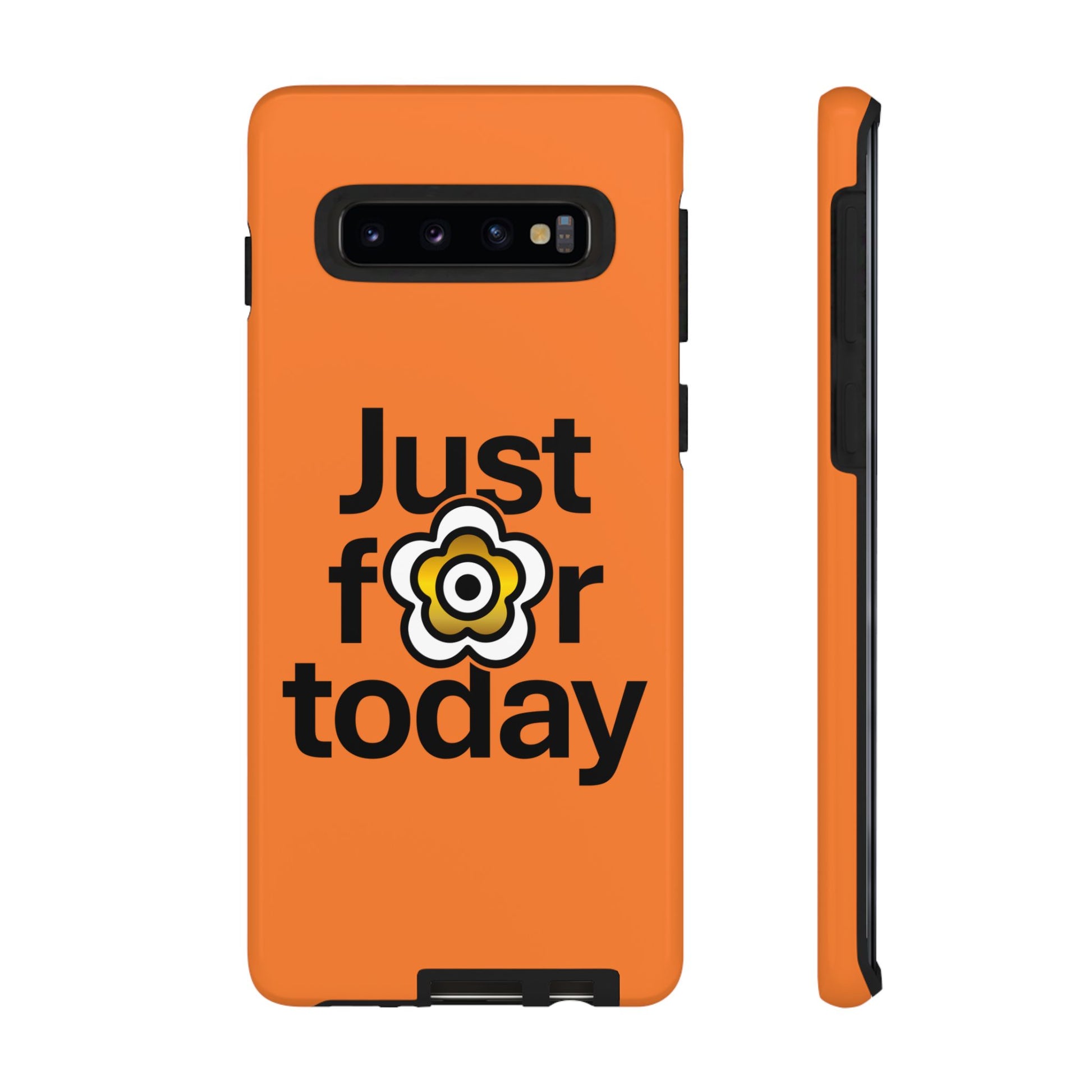 P🌺🌺P2Poppies Just for Today Samsung Phone Case – Inspirational Recovery Protection