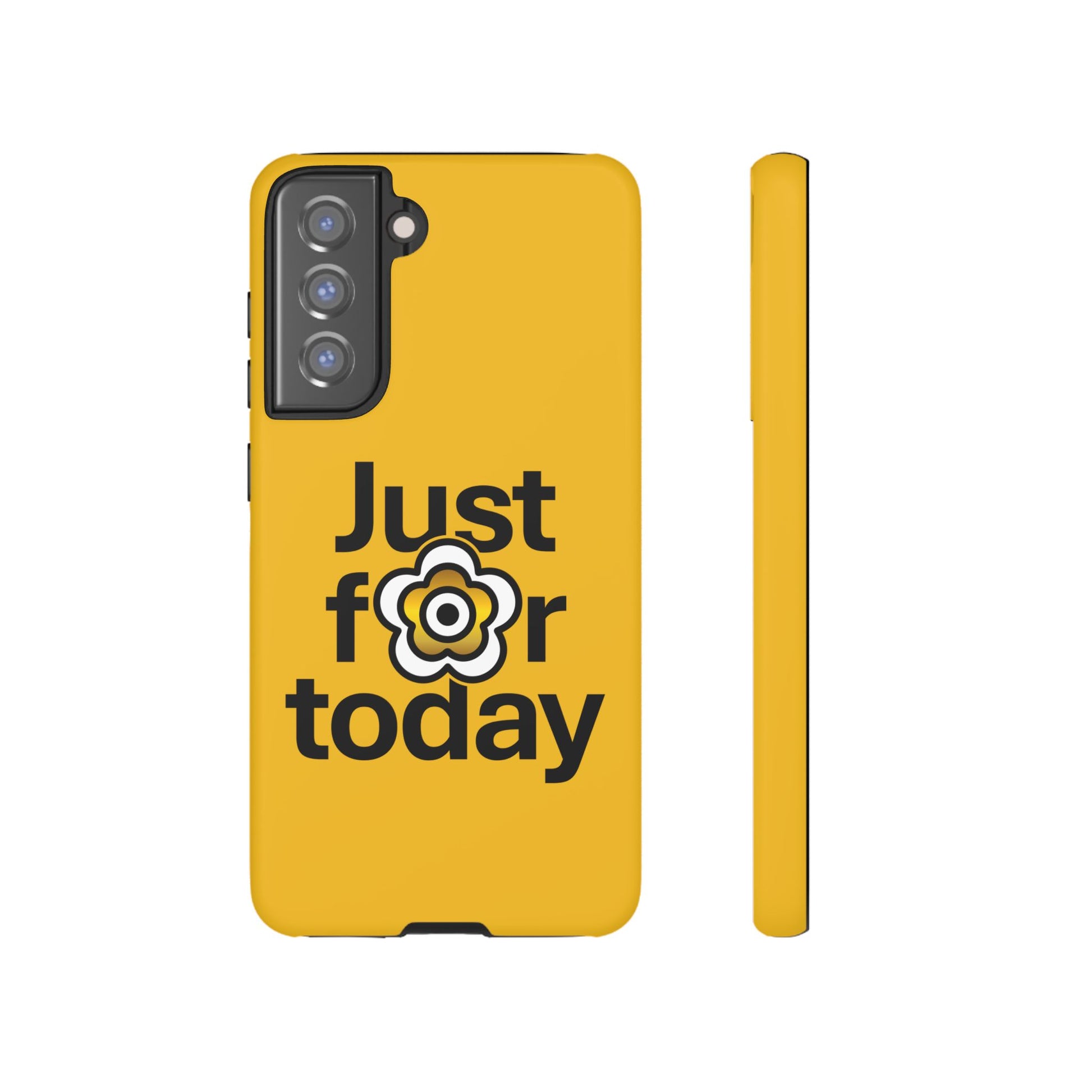 P🌺🌺P2Poppies Just for Today Samsung Phone Case – Inspirational Recovery Protection